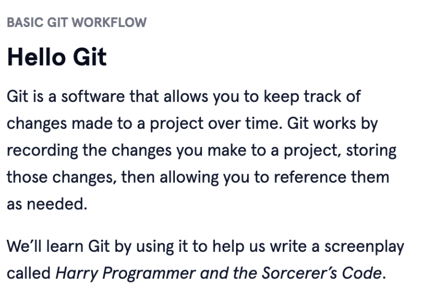 learning git codecademy basic git workflow