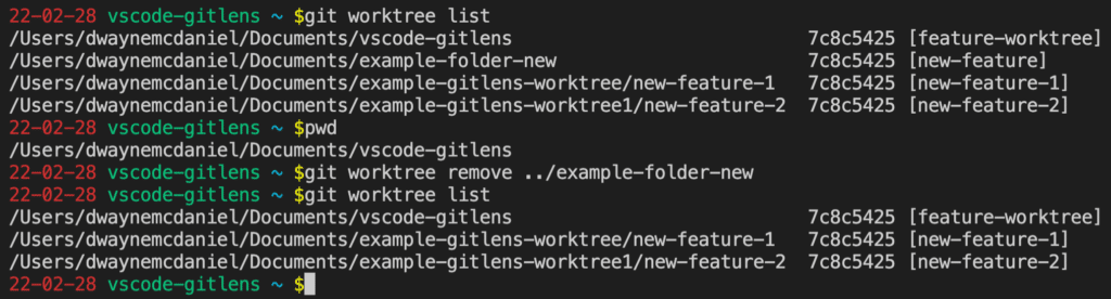 git worktree remove ../example-folder-new