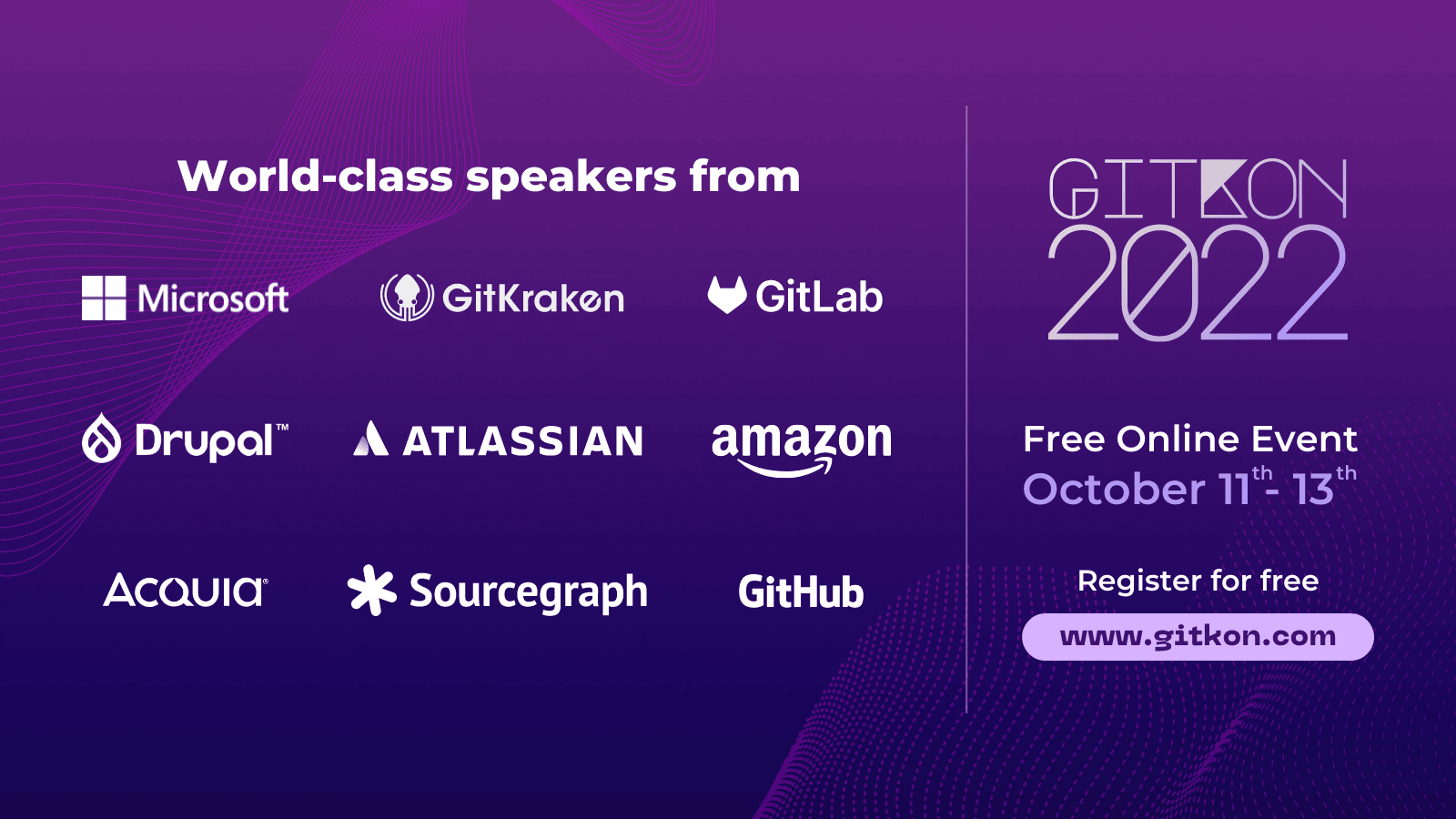 GitKon world-class speaker lineup